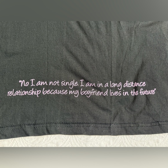 Korean Meme Graphic Tee Funny Long Distance Relationship Joke Shirt Dog Comic L - Picture 6 of 8